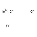 Cloruro de indio(III), cristalino blanco a blanquecino, 99,99 % (base metálica), Thermo Scientific Chemicals
