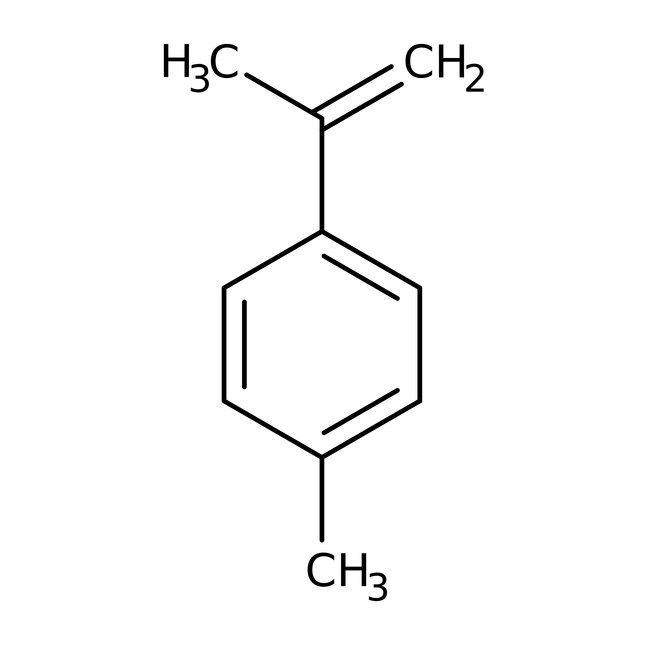 Alpha,4-diméthylstyrène, stabilisé à l’aide de 4-tert-butylcatéchol, Thermo Scientific Chemicals