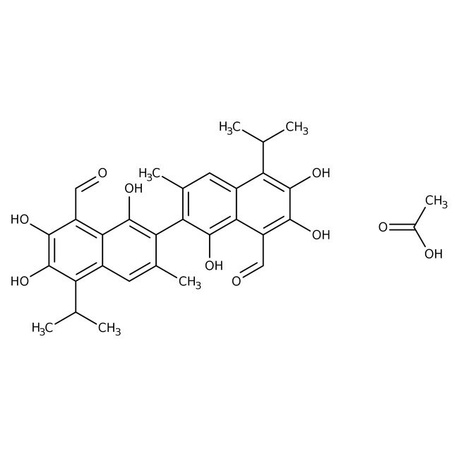Gossypol-acetic acid, Thermo Scientific Chemicals