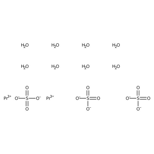 Praseodymium(III) sulfate octahydrate, 99.9% (REO), Thermo Scientific Chemicals