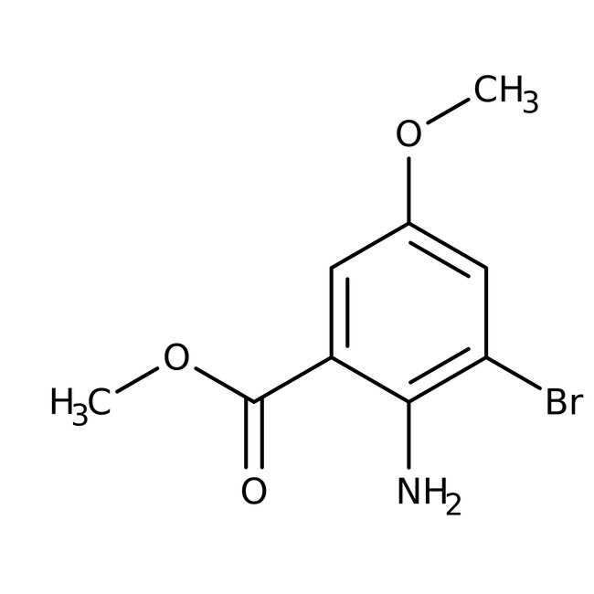 Methyl 2-amino-3-bromo-5-methoxybenzoate, 96%, Thermo Scientific Chemicals