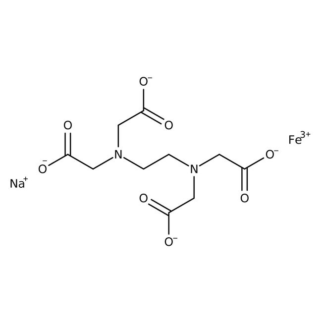 Ethylenediaminetetraacetic acid, ferric sodium salt trihydrate, 98%, pure