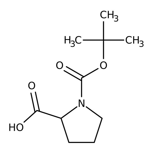 BOC-L-prolina, 99+ %, Thermo Scientific Chemicals