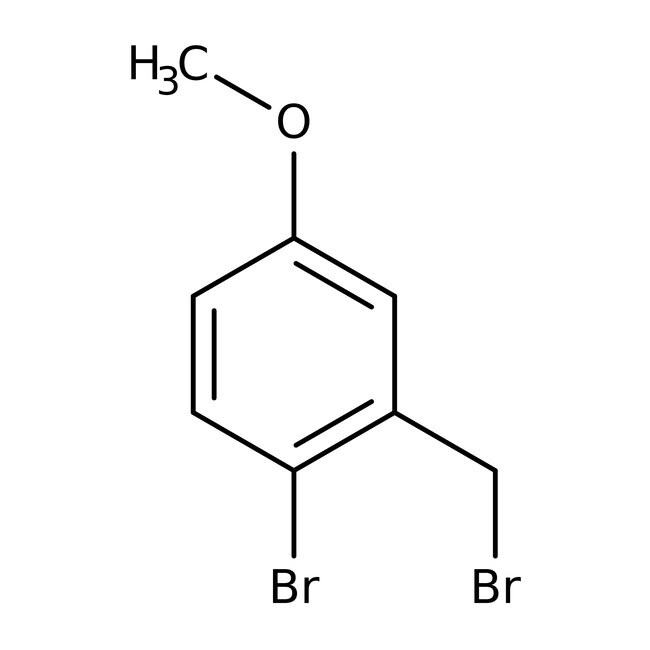 2-Bromo-5-methoxybenzyl bromide, 97%, Thermo Scientific Chemicals