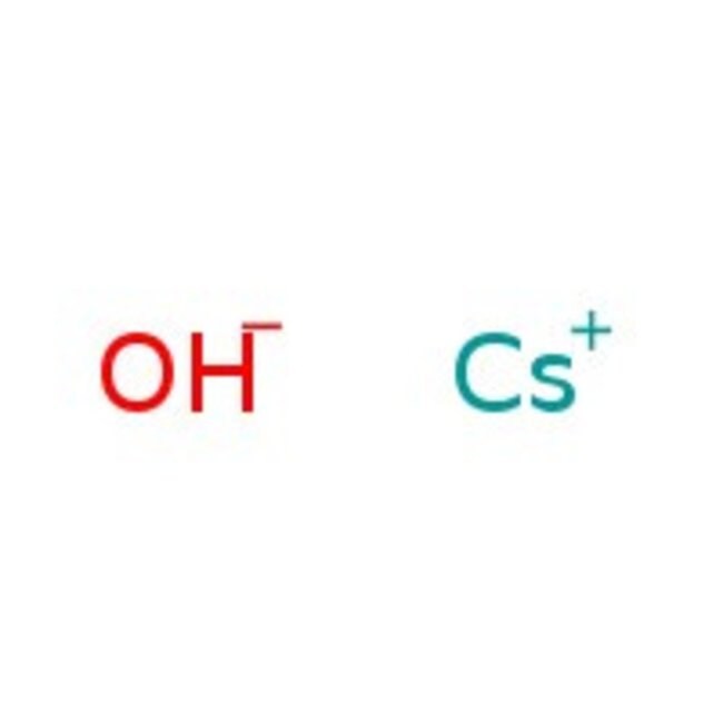 Cesium hydroxide, 99.9%, (trace metal basis), for analysis, 50 wt% solution in water, Thermo Scientific Chemicals