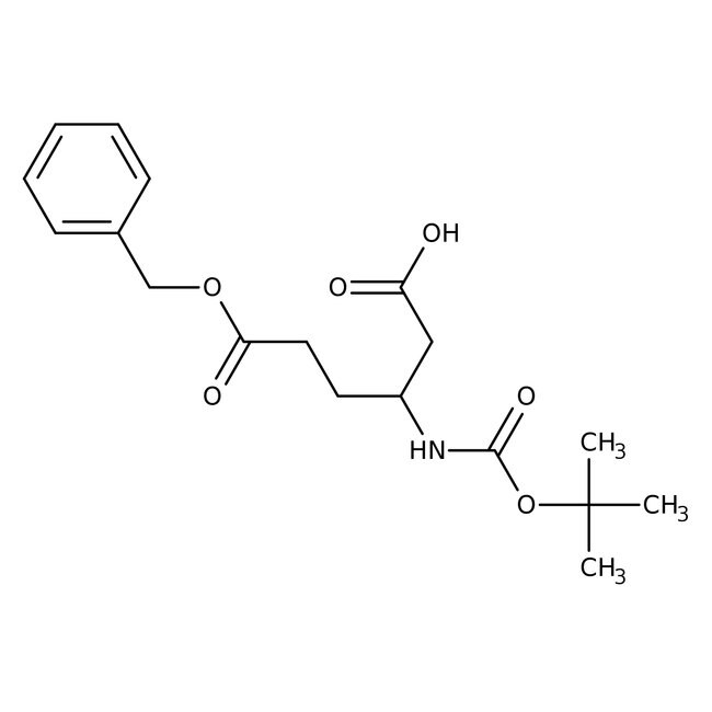 (S)-3-(Boc-amino)adipic acid 6-benzyl ester, 95%, Thermo Scientific Chemicals