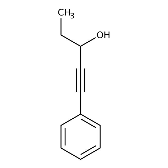 1-Phenyl-1-pentyn-3-ol, 97%, Thermo Scientific Chemicals