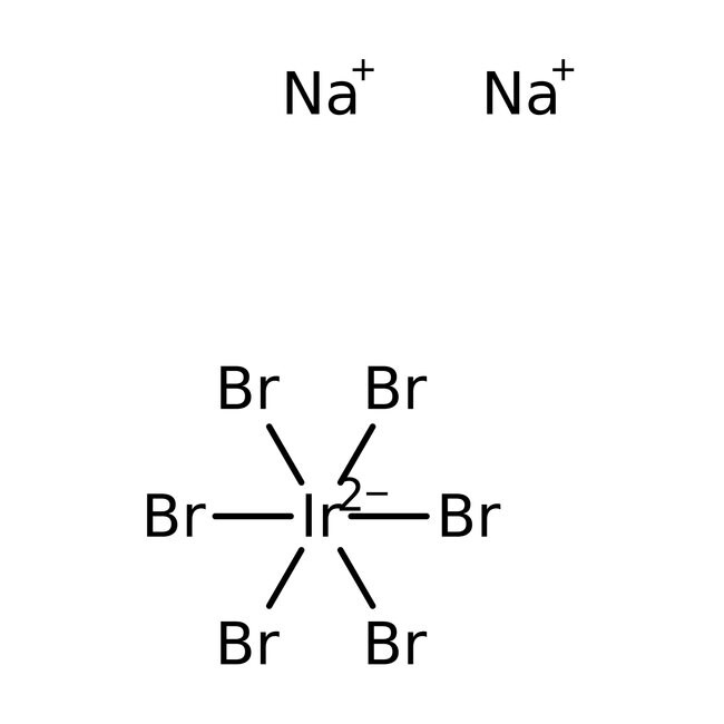 Sodium hexabromoiridate(IV), Ir 24.1% min, Thermo Scientific Chemicals