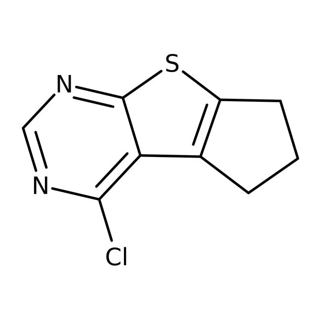 4-Chloro-6,7-dihydro-5H-cyclopenta[4,5]thieno[2,3-d]pyrimidine, 96%, Thermo Scientific Chemicals