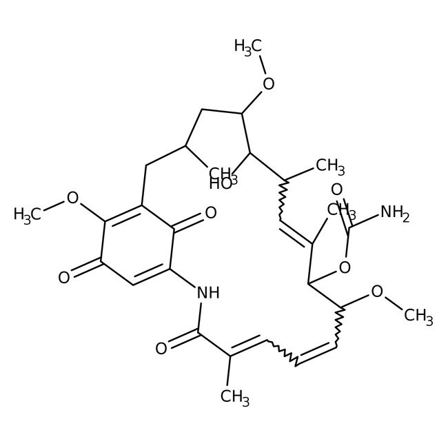 Geldanamycin, 98+%, Thermo Scientific Chemicals