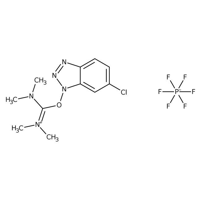 O-(6-Chlor-1H-Benzotriazol-1-yl)-N,N,N',N'-Tetramethyluronium Hexafluorophosphat, 98+ %, Thermo Scientific Chemicals