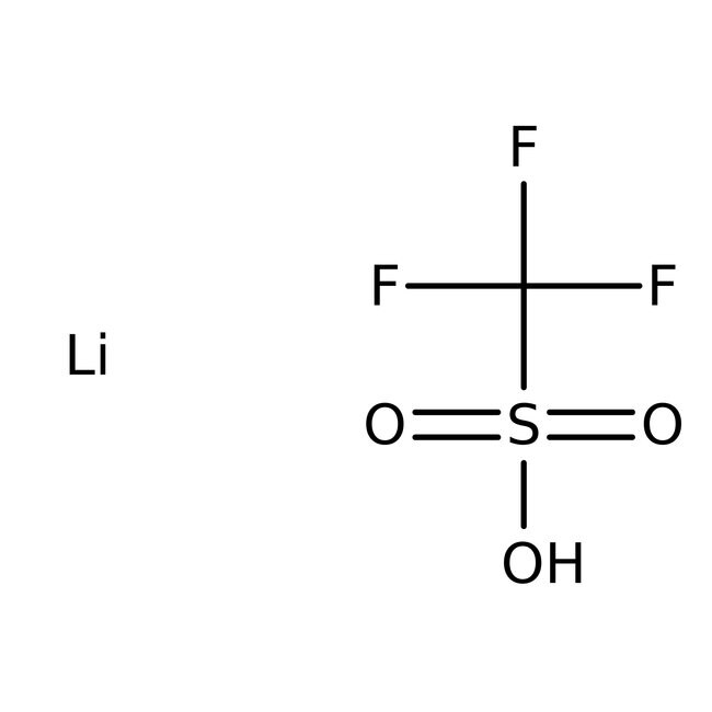 Lithium trifluoromethanesulfonate, 98%, Thermo Scientific Chemicals