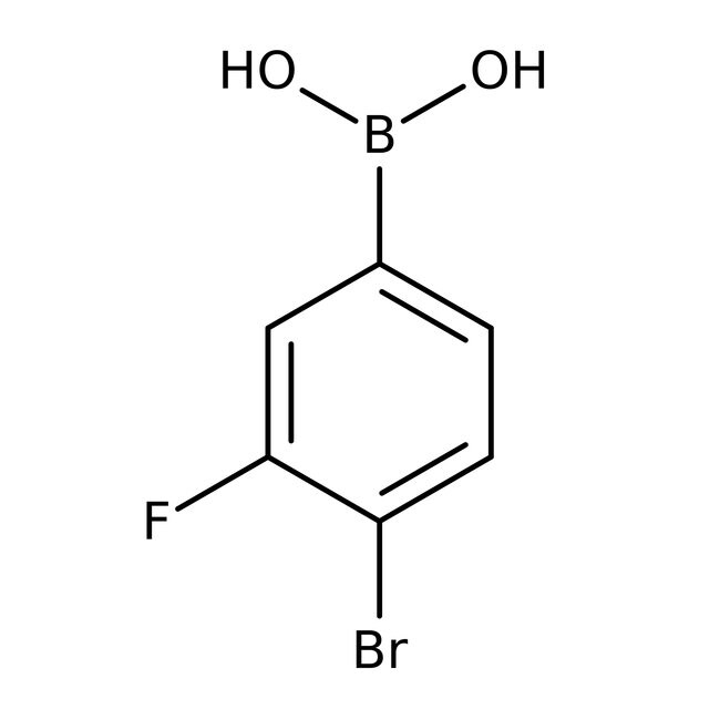 4-Bromo-3-fluorobenzeneboronic acid, 95%, Thermo Scientific Chemicals