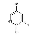 5-Bromo-3-iodo-2-hydroxypyridine, 97 %, Thermo Scientific Chemicals
