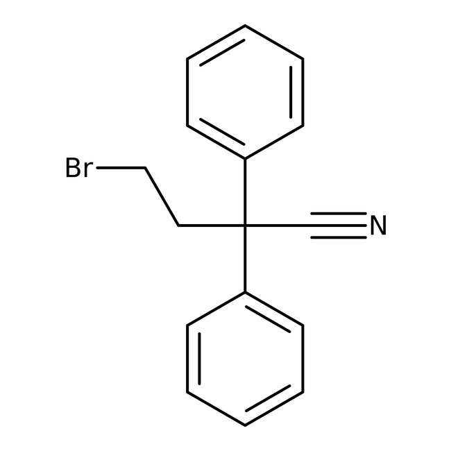 4-Bromo-2,2-diphenylbutyronitrile, 95%, Thermo Scientific Chemicals