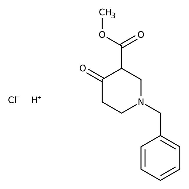 Methyl 1-benzyl-4-oxopiperidine-3-carboxylate hydrochloride, 95%, Thermo Scientific Chemicals