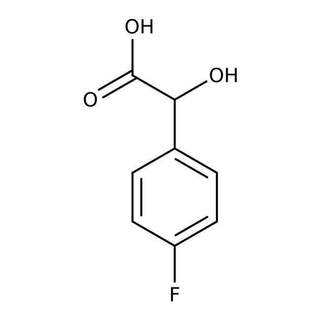 4-Fluoromandelic acid, 98%, Thermo Scientific Chemicals