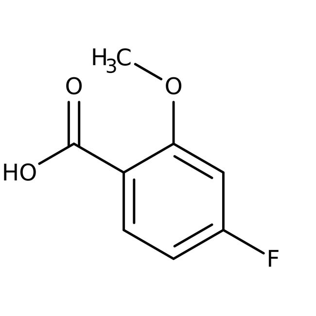 4-Fluoro-2-methoxybenzoic acid, 99%, Thermo Scientific Chemicals
