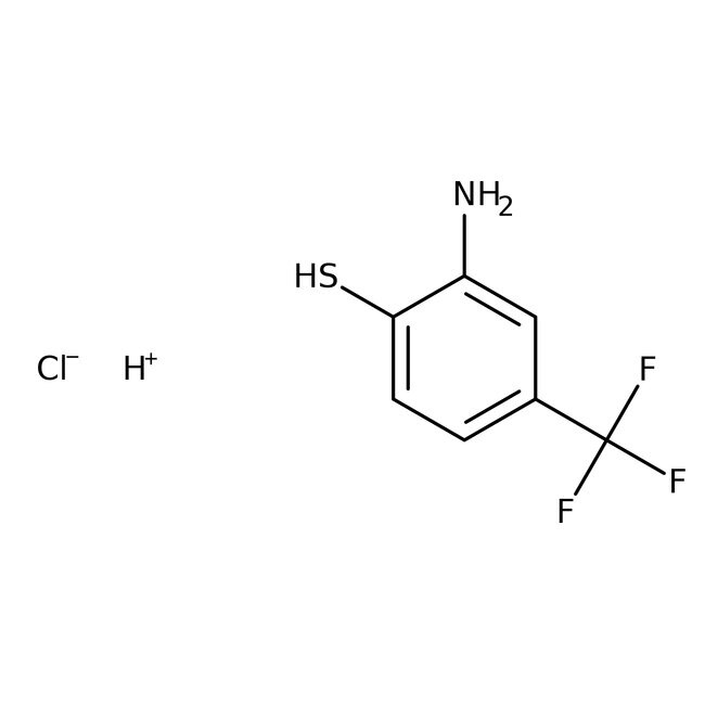 2-Amino-4-(trifluoromethyl)thiophenol hydrochloride, 97%, Thermo Scientific Chemicals