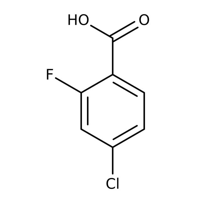 4-Chloro-2-fluorobenzoic acid, 98%, Thermo Scientific Chemicals
