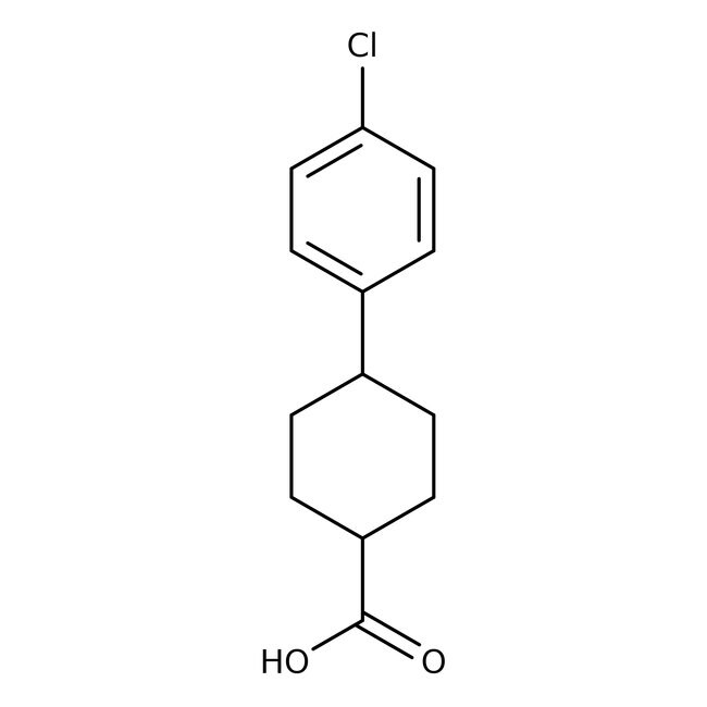 trans-4-(4-Chlorophenyl)cyclohexane-1-carboxylic acid, 98%, Thermo Scientific Chemicals