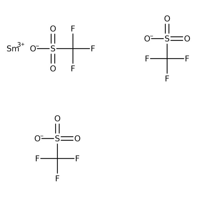 Samarium(III) trifluoromethanesulfonate, 98%, Thermo Scientific Chemicals