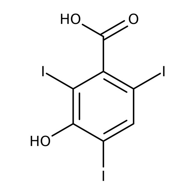 3-Hydroxy-2,4,6-triiodobenzoic acid, 97%, Thermo Scientific Chemicals
