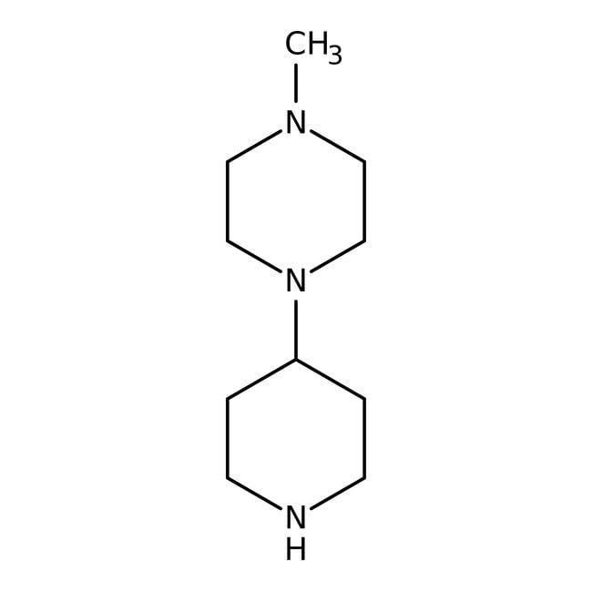 1-Methyl-4-(4-piperidinyl)piperazine, 98%, Thermo Scientific Chemicals