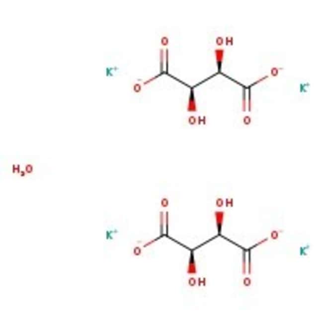 Kalium-l-Tartrat-Hemihydrat, 99 %, Thermo Scientific Chemicals