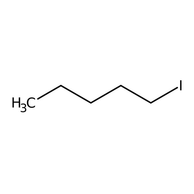 1-Iodopentane, 98%, stab with copper, Thermo Scientific Chemicals