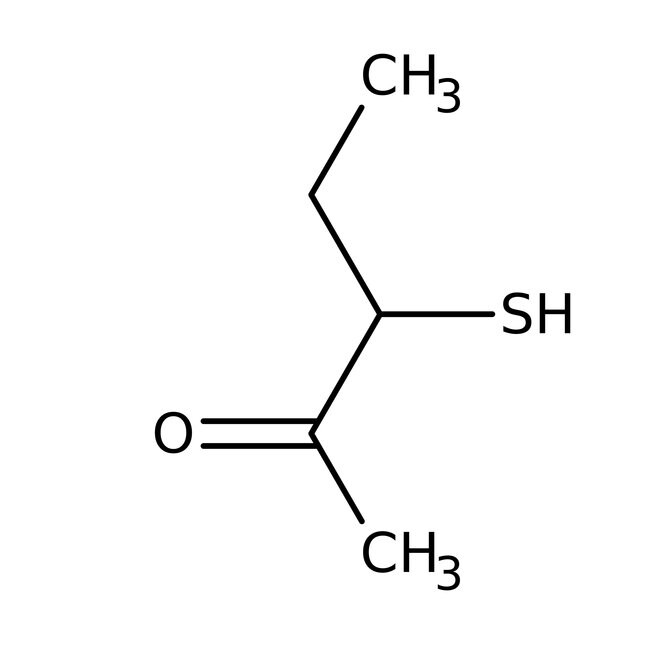 3-Mercapto-2-pentanone, 97%, stab. with 0.1% Calcium carbonate, Thermo Scientific Chemicals
