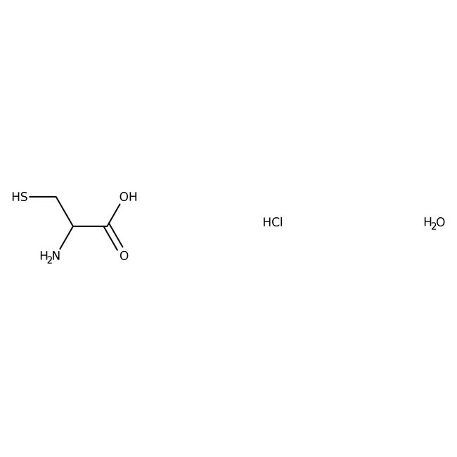 L-Cystein-Hydrochlorid-Monohydrat, 98.5 bis 101.5 % (trockene Basis), Thermo Scientific Chemicals