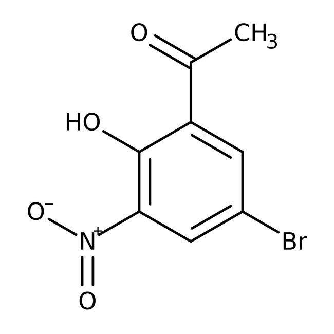 5'-Bromo-2'-hydroxy-3'-nitroacetophenone, 97%, Thermo Scientific Chemicals