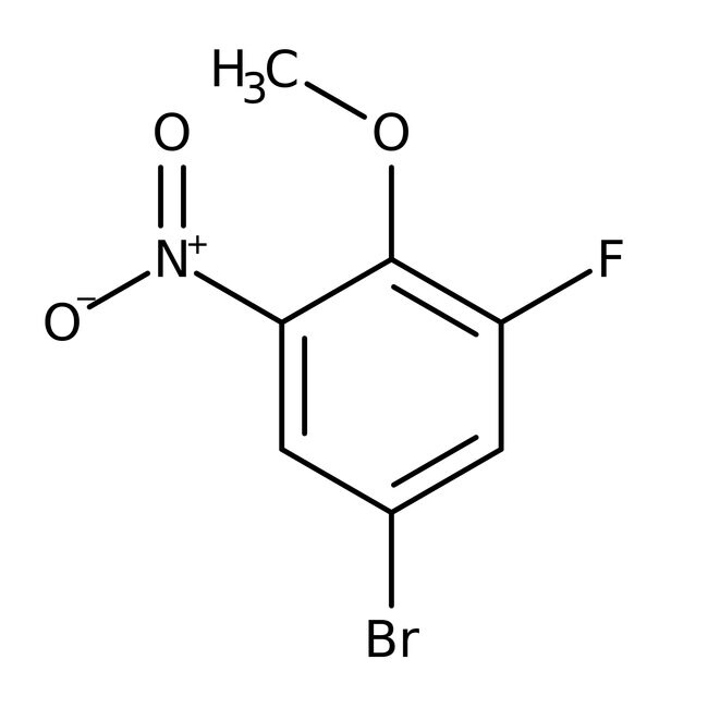 4-Bromo-2-fluoro-6-nitroanisole, 97%, Thermo Scientific Chemicals