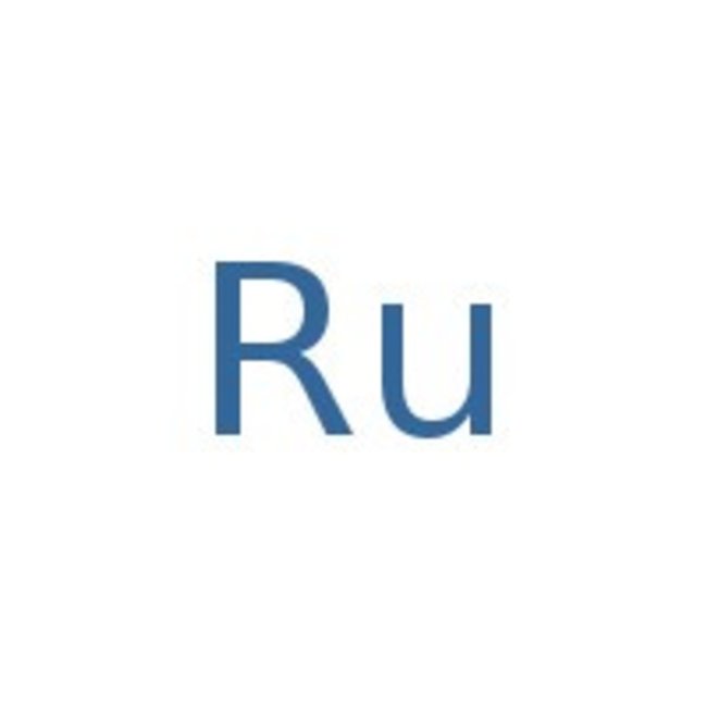 Ruthenium, 99.9%, (trace metal basis), -200 mesh, powder, Thermo Scientific Chemicals