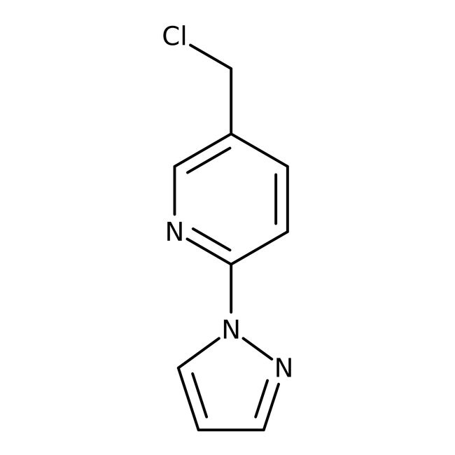 5-Chloromethyl-2-(1H-pyrazol-1-yl)pyridine, 97%, Thermo Scientific Chemicals