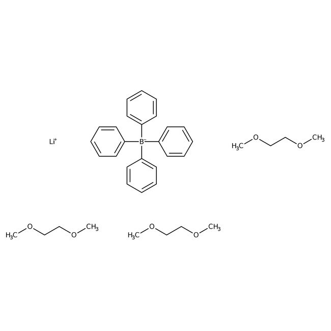 Lithium tetraphenylborate tris(1,2-dimethoxyethane) adduct, Thermo Scientific Chemicals