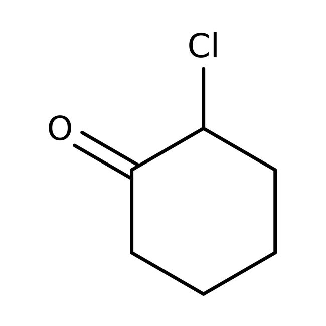 2-Chlorocyclohexanone, 97%, stab. with calcium carbonate/magnesium oxide, Thermo Scientific Chemicals