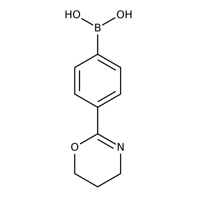 4-(5,6-Dihydro-4H-1,3-oxazin-2-yl)benzeneboronic acid, 96%, Thermo Scientific Chemicals