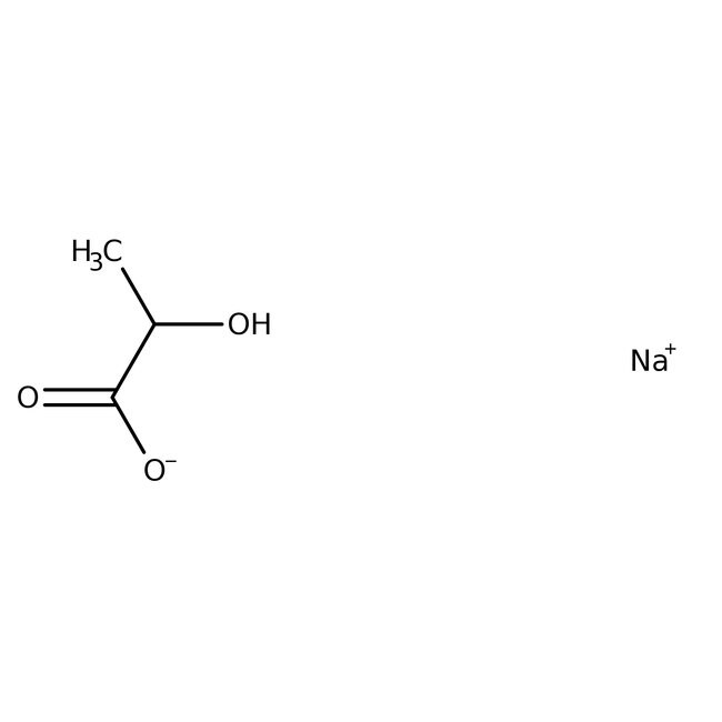 Natrium-L-lactat, 60 Gew.%, Lösung in Wasser, Thermo Scientific Chemicals