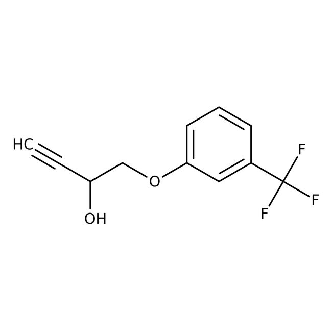 1-(3-Trifluorometilfenoxi)-3-butin-2-ol, 98 %, Thermo Scientific Chemicals