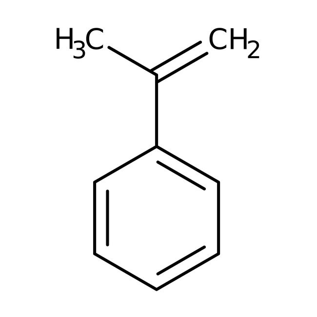 Alfa-metilestireno, 99 %, estabilizado con 10-20 ppm de 4-terc-butilcatecol, Thermo Scientific Chemicals