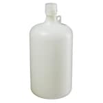 Nalgene&trade; Fluorinated Narrow-Mouth HDPE Bottles with Closure
