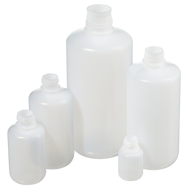 Nalgene&trade; Narrow-Mouth HDPE Packaging Bottles without Closure: Bulk Pack