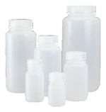 Nalgene&trade; Wide-Mouth LDPE Bottles with Closure