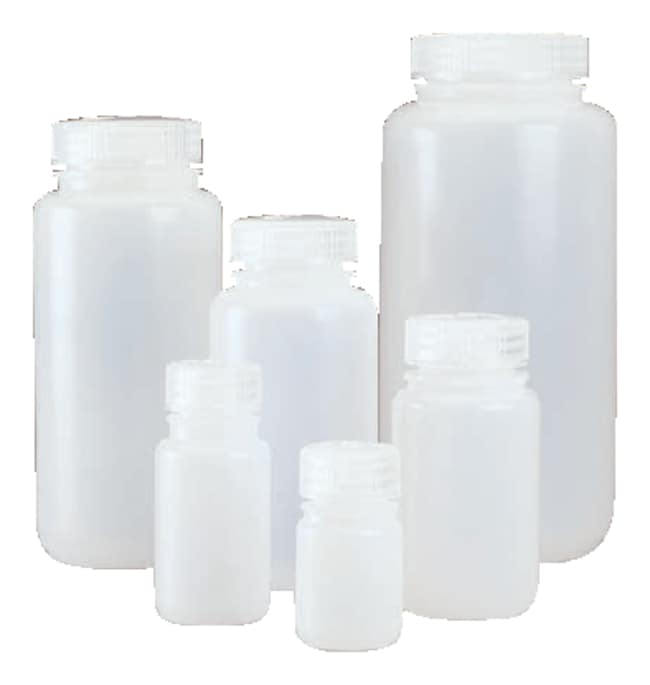 Nalgene&trade; Wide-Mouth LDPE Bottles with Closure
