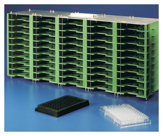 Gradillas de plástico para almacenamiento de microplacas Nunc&trade;