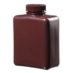Nalgene&trade; Rectangular Amber HDPE Bottles