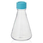 Sterile Single-Use Erlenmeyer Flasks with Plain Bottom
