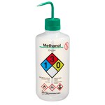 Nalgene&trade; Narrow-Mouth Right-to-Know LDPE Wash Bottles